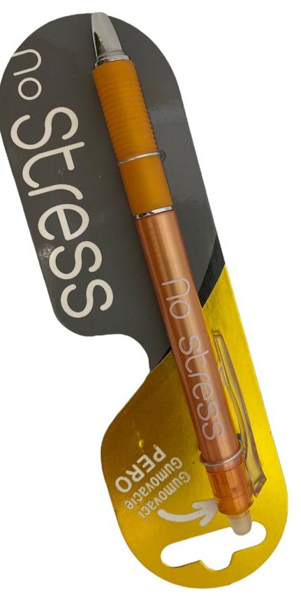 Gumovací pero NO STRESS