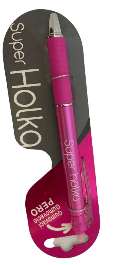 Gumovací pero SUPER HOLKA