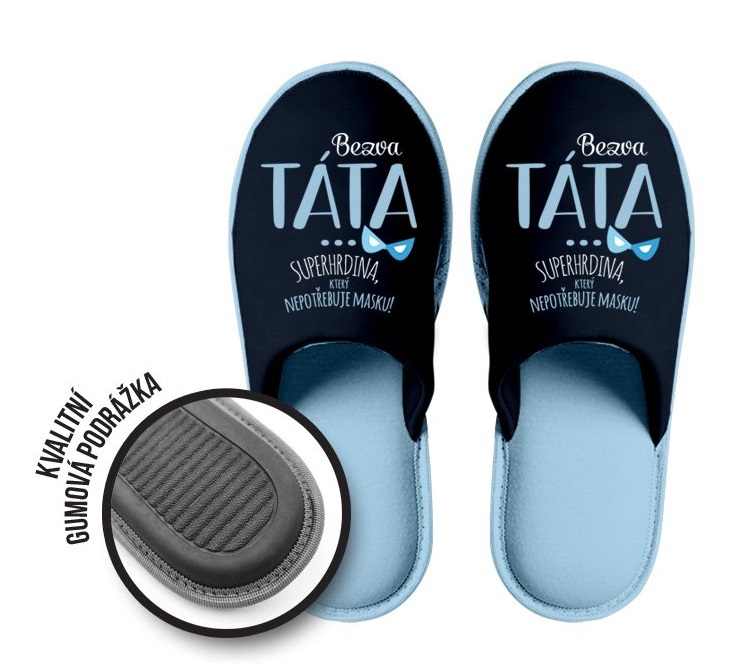 Papuče - Bezva táta