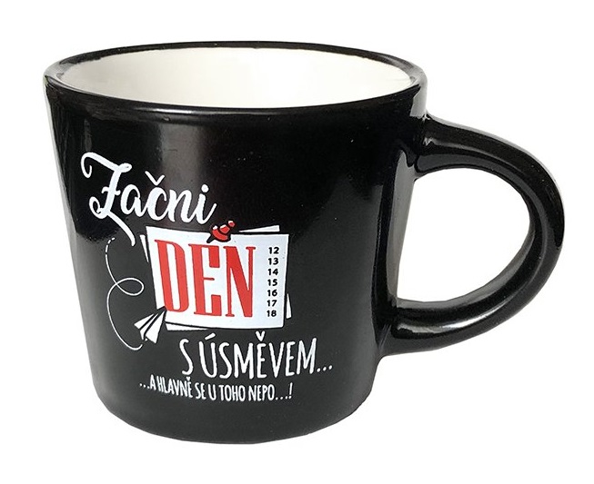 Mini hrneček - Začni den s úsměvem