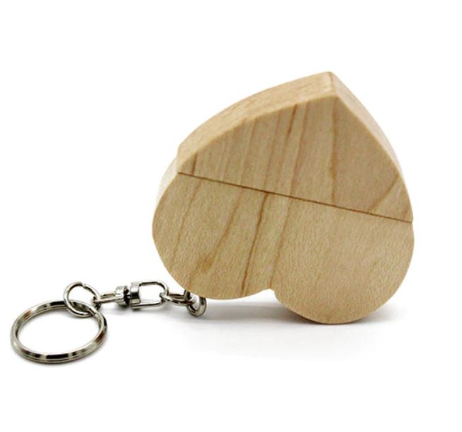 USB flash disk srdíčko světlé 16GB