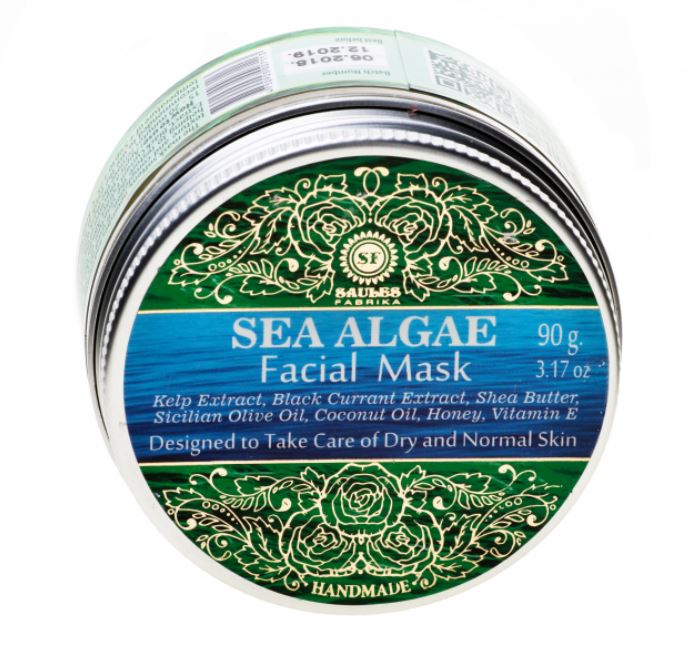 Pleťová maska Mořské řasy
