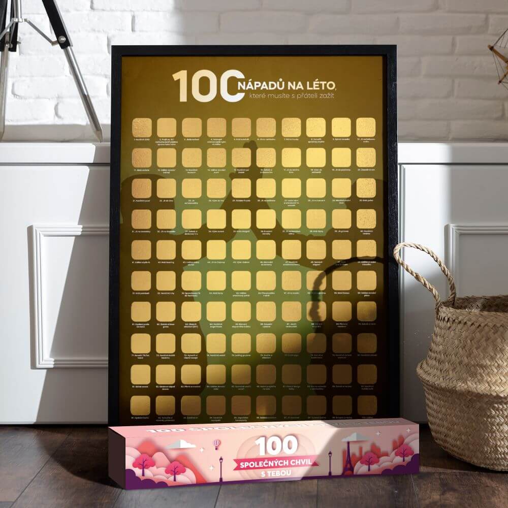 100 nápadů na léto - Stírací plakát