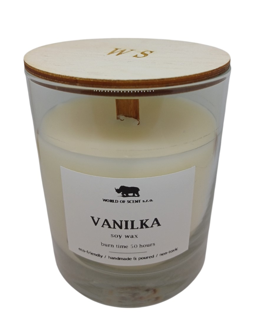 Vanilka - Přírodní sójová svíčka