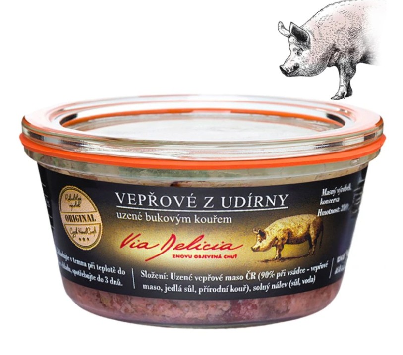 Vepřové maso z udírny