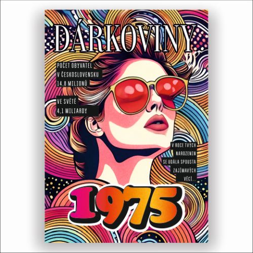 Retro přání 1975 rok narození