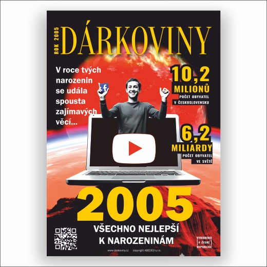 Retro přání 2005 rok narození