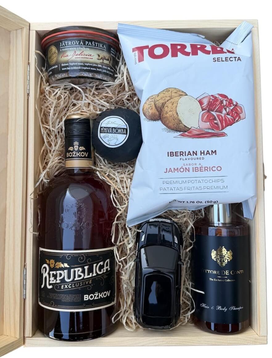 Dárkový dřevěný box Exclusive