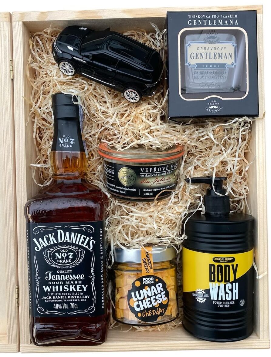Dárek pro přítele - Box pro chlapa Jack Daniels