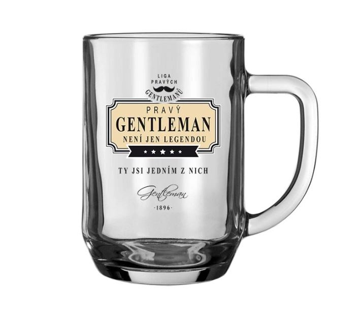 Půllitr Pravý Gentleman není jen legendou