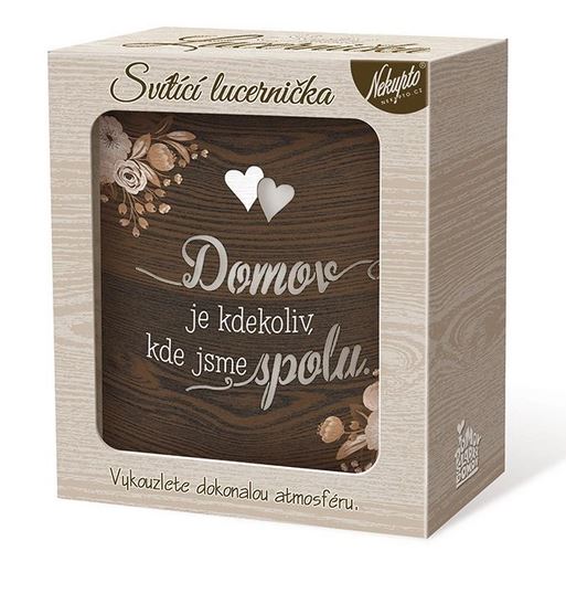 Lucerna Domov je kdekoliv, kde jsme spolu