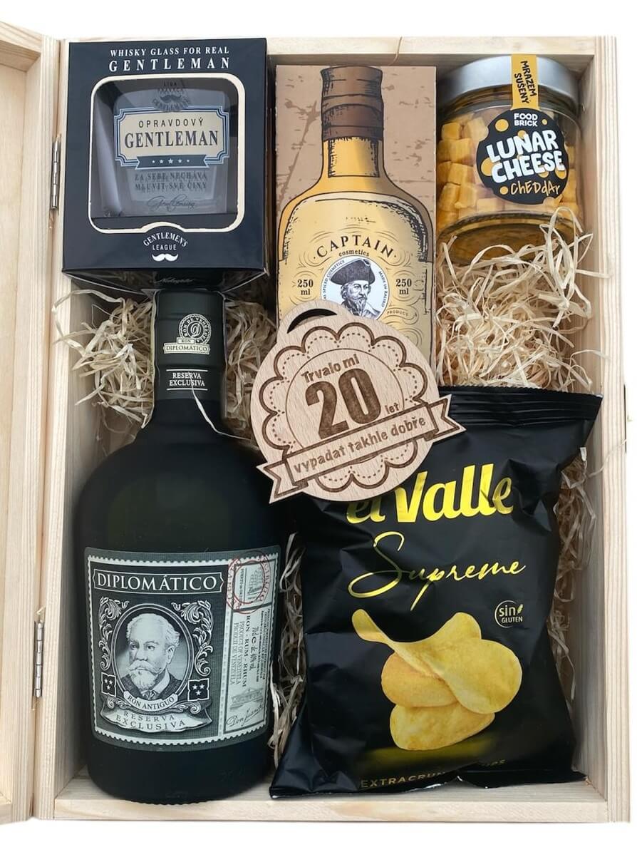 Dárkový box narozeninový Gentleman