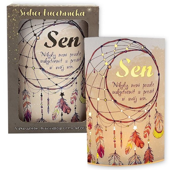 Svítící lucerna Nikdy není pozdě