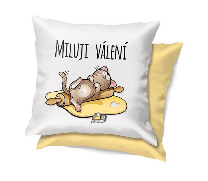 Polštář Miluji válení