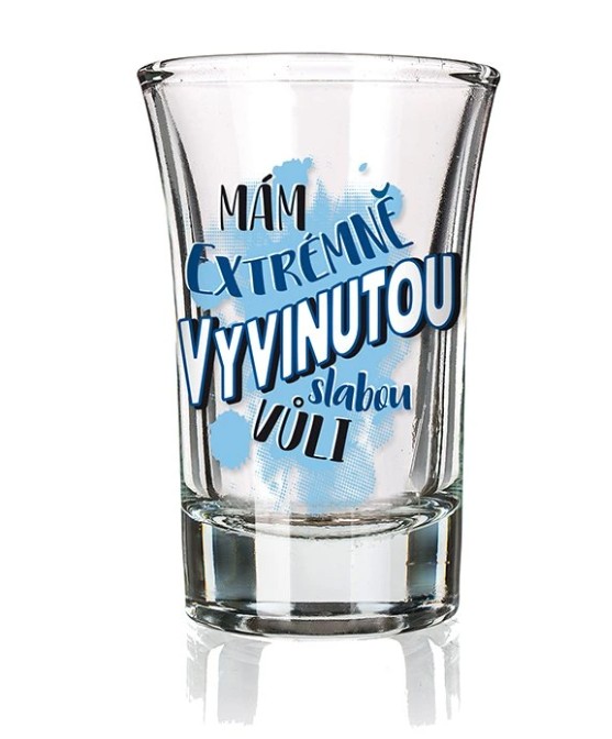 Panák Mám extrémně vyvinutou