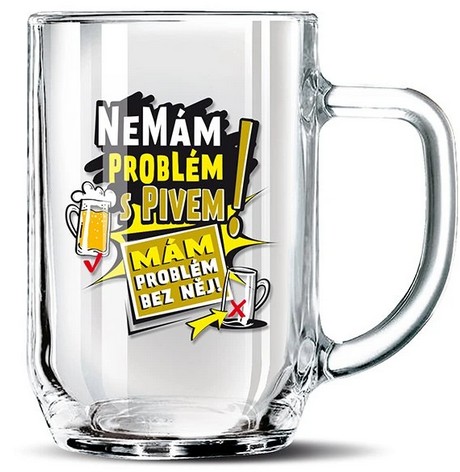 Půllitr Nemám problém s pivem