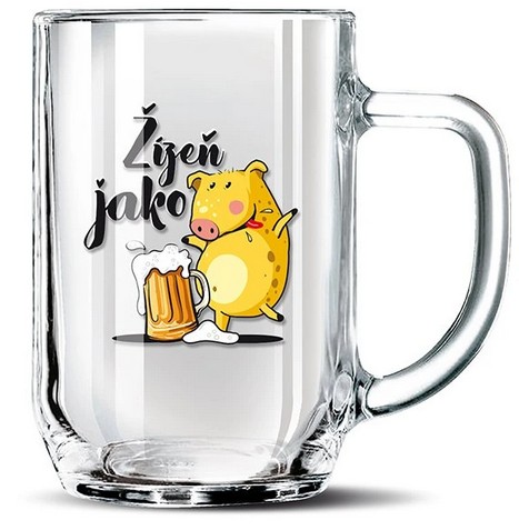 Půllitr Žízeň jako prase