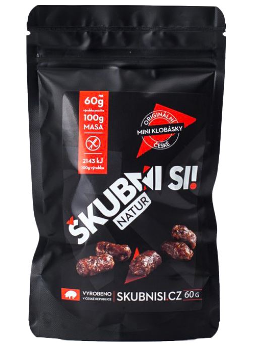 Mini klobásky Škubni si NATUR