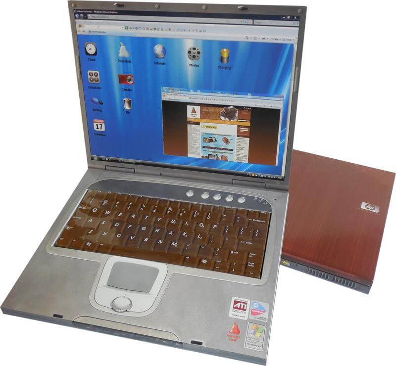 Čokoládový notebook