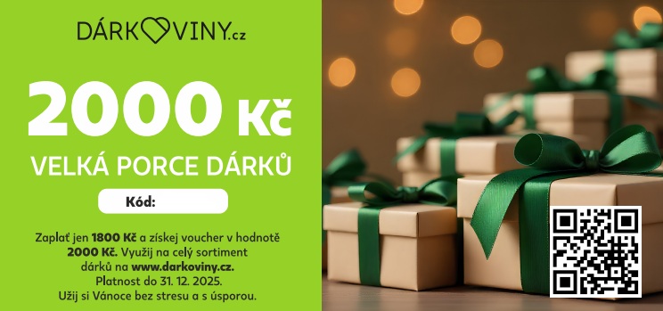 Voucher 2000Kč Velká porce dárků