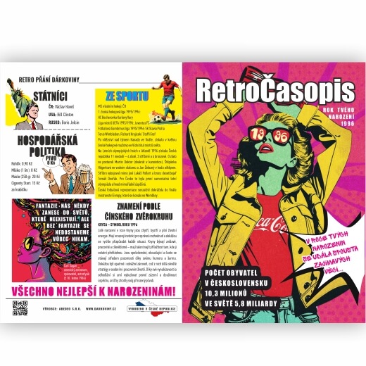 RetroČasopis 1996 – Rok tvého narození