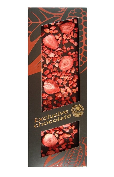 Hořká čokoláda Exclusive s Jahodami 120 g