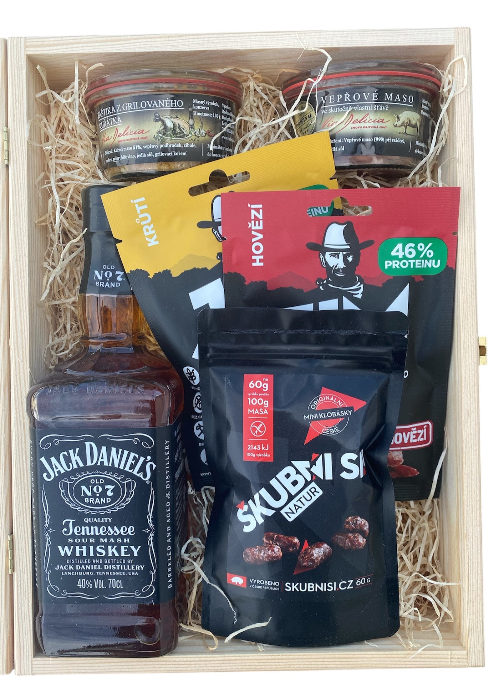 Dřevěný box Masožravec