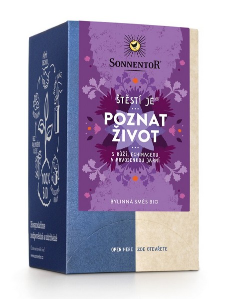 Čaj Štěstí je Poznat život