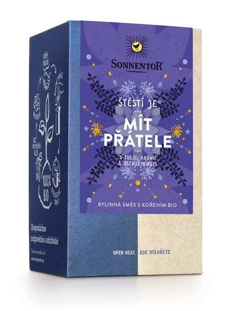 Čaj Štěstí je Mít přátele