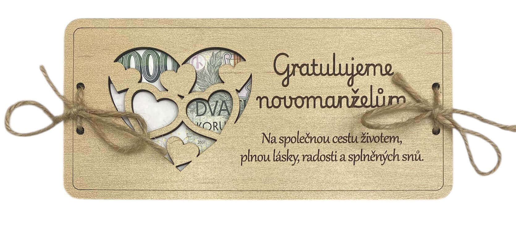Přání novomanželům - Na společnou cestu