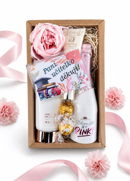 Poděkování paní učitelce – Pink Essence