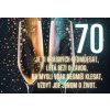 Kartička k narozeninám 70