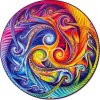 Dřevěné puzzle Mandala Spiral Incarnation
