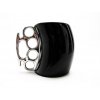 Gangsta drsný hrnek - černý