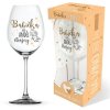 Sklenice na víno Babička