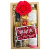 Dárkový balíček Miluji Tě se zlatým vínem