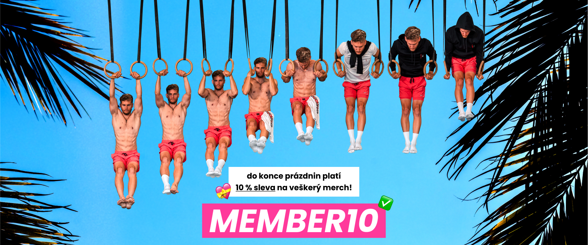 Prázdninová sleva 10 % na veškerý merch s kódem MEMBER10