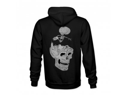 Mikina Confusion Cranium Hoody Black