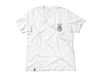 Triko Ace Trucks Tattoo SS Tee - White