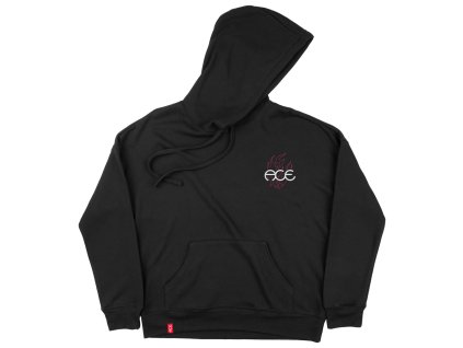 Mikina Ace Pinstripe Hoodie - Black