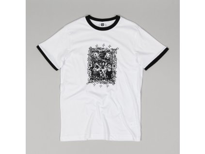 Triko SID x AK Warrior Ringer Tee White
