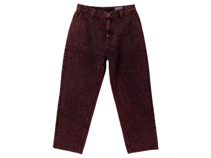 Kalhoty Spitfire Eternal Denim Pant Red Overdye
