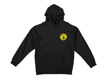 Mikina Krooked x Quarter Snacks Snackman Black Hoodie