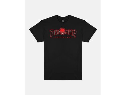 Triko Thrasher x Spitfire Big Head Outline Black
