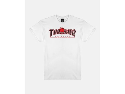 Triko Thrasher x Spitfire Big Head Outline White
