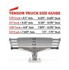 tensor truck sizes