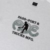 Triko Ace x Passport Hammertone Tee - Ash