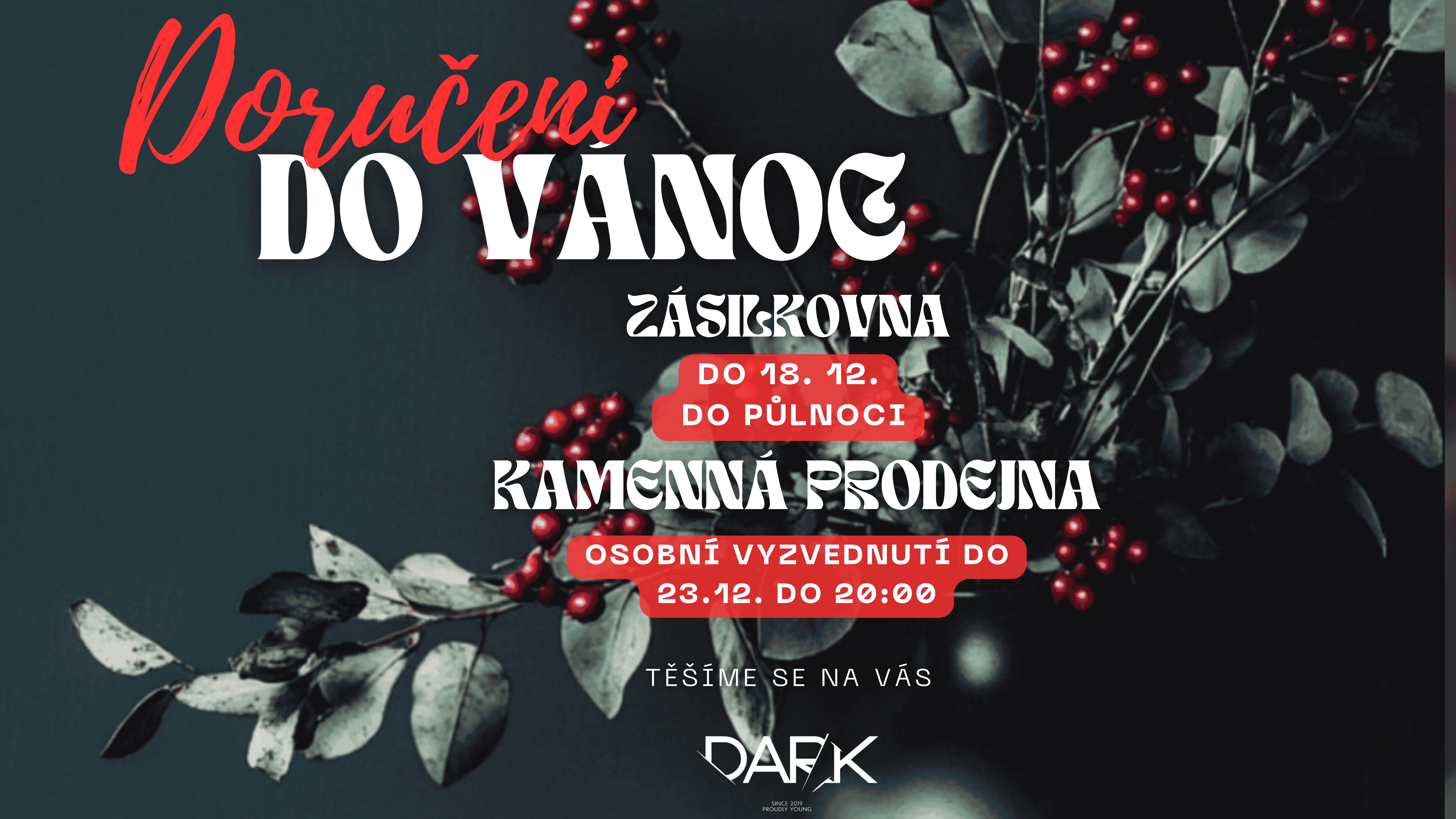 Doručení do Vánoc