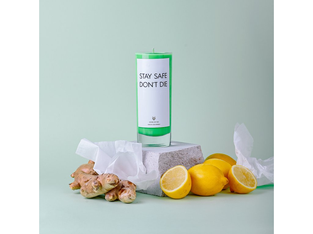 IRONIC CANDLES -STAY SAFE DON´T DIE