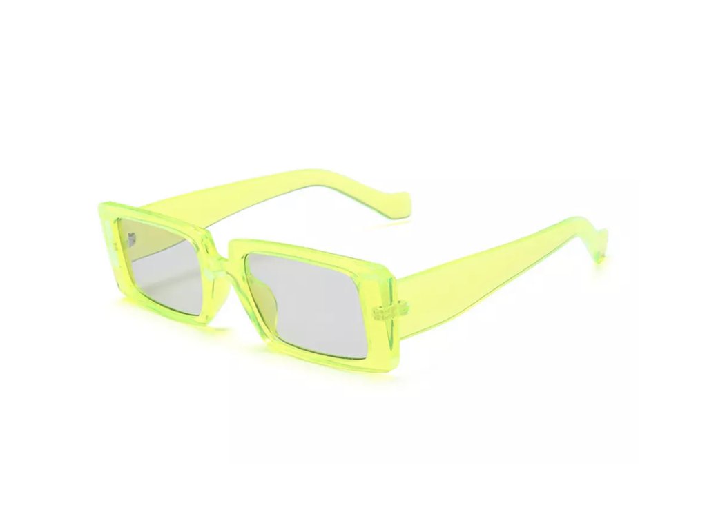 Sluneční brýle Rocka Shades Candy hranaté / neon yellow